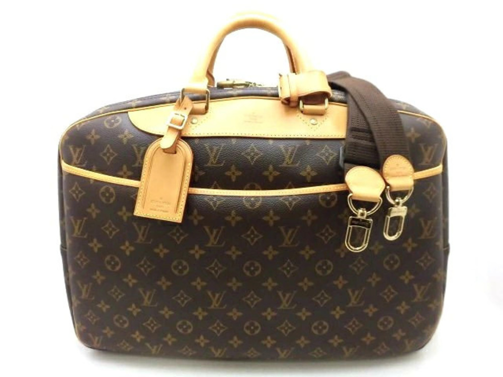 LOUIS VUITTON Alize Boston Bag Travel Monogram